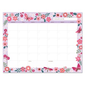 Bloco Mensal Borboletas | Fina Ideia