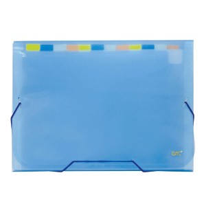 Pasta Sanfonada A4 com 12 Divisórias Azul | Dac