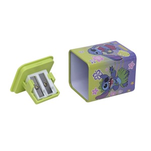 Apontador Duplo c/ Depósito Metalico Stitch | Molin