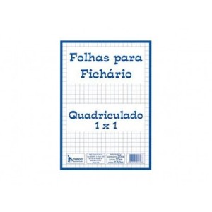 Bloco P/ Fichário Quadriculado 1×1 | Tamoio