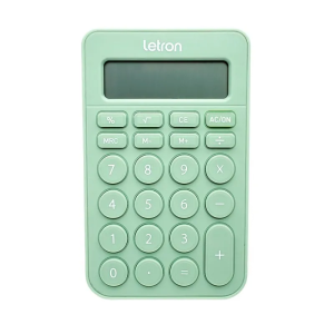Calculadora 8 Digitos de Mesa Candy Verde | Letron