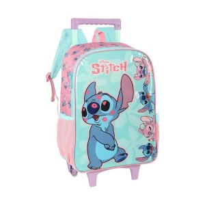 Mochila Roda Infantil Stitch Verde | Luxcel