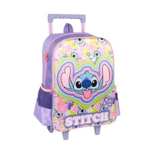 Mochila Roda Infantil Stitch Verde | Luxcel