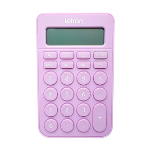 Calculadora 8 Digitos de Mesa Candy Lilas | Letron