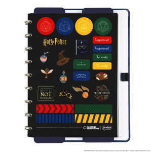 Caderno Inteligente Medio Harry Potter Azul | Caderno Inteligente