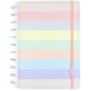 Caderno Inteligente Grande Arco-Iris Pastel | Caderno Inteligente