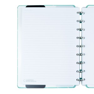 Caderno Inteligente Medio Turquoise Love | Caderno Inteligente