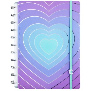 Caderno Inteligente Grande Silver Love | Caderno Iinteligente