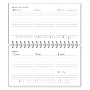 Agenda Semanal Mini Galhos | Fina Ideia