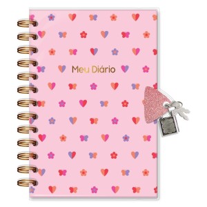 Diário com Chave Fun | Fina Ideia