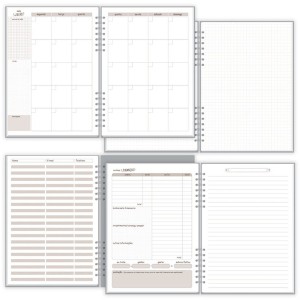 Planner Compacto Mensal Borboletas | Fina Ideia