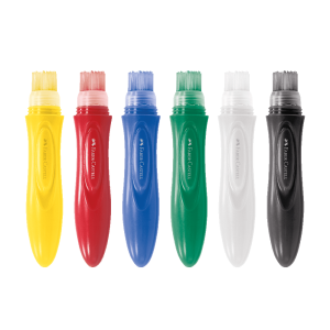 Tinta Guache Pincel Jumbo 6 Cores | Faber Castell