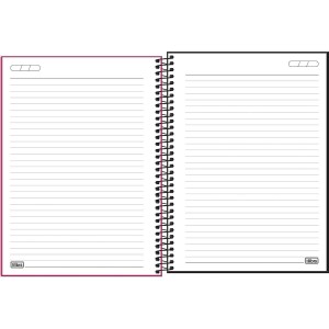 Caderno Universitário 1 Matéria Neon Pink 80 Folhas | Tilibra
