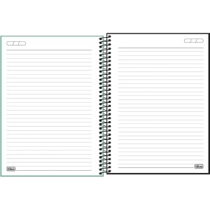 Caderno Universitário 1 Matéria Neon Turquesa 80 Folhas | Tilibra