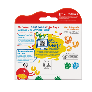 Caneta Hidrografica 6 Cores ExtraJumbo | Faber Castel