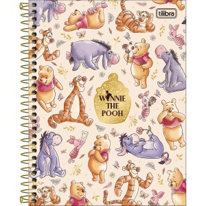 Caderno Colegial 1 Matéria Pooh 80 Folhas | Tilibra