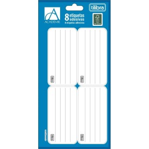 Etiqueta Escolar Adesiva Académie Branca | Tilibra