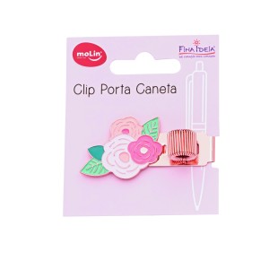 Clipe Porta Canetas Borboletas | Molin