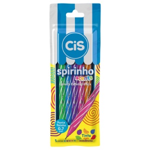 Caneta Spirinho Scents Com 5 Cores | CIS