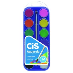Aquarela Estojo 12 cores | Cis