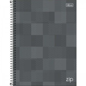 Caderno Universitário 1 Matéria Zip 80 Folhas | Tilibra