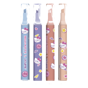 Marca-Texto Hello Kitty Estojo C/ 4 Cores | Leoarte