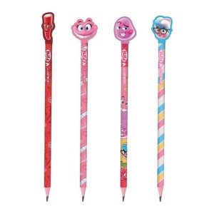 Lápis Preto HB C/ Borracha Decorada Fini Sortidos | Leonora