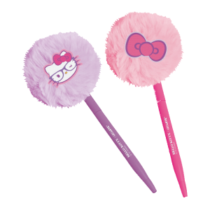 Caneta Esferográfica Pompom Hello Kitty | Leonora