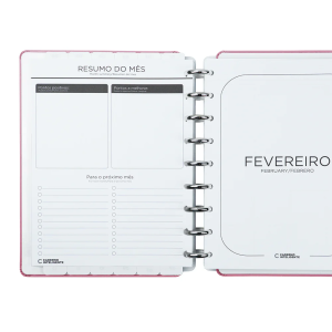 Planner Casual Médio Guava | Caderno Inteligente