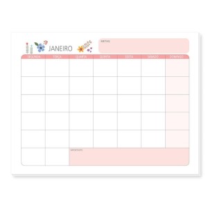 Refil Calendário Planner | Fina Ideia
