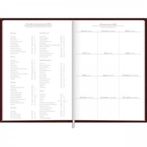 Agenda Executiva Costurada Diária M5 Torino 2026 | Tilibra