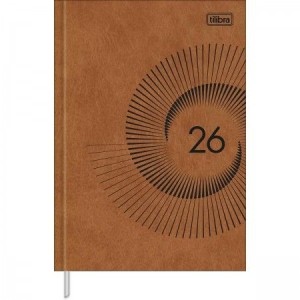 Agenda Executiva Costurada Diária M6 Prátika Cores 2026 | Tilibra