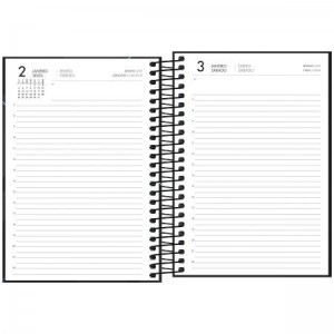 Agenda Executiva Espiral Diária M5 Spot 2026 | Tilibra