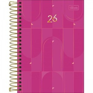 Agenda Executiva Espiral Diária M5 Spot Feminina 2026 | Tilibra