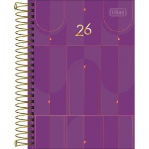Agenda Executiva Espiral Diária M5 Spot Feminina 2026 | Tilibra