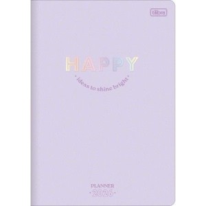 Planner Grampeado M7 Happy 2026 | Tilibra