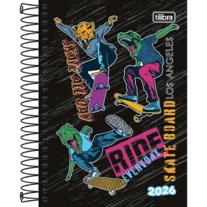Agenda Espiral Diária M5 Spice Masculina 2026 | Tilibra