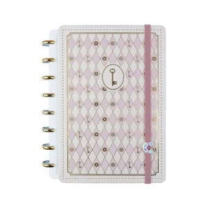 Caderno Inteligente A5 Isa Akkari Rose Key | Caderno Inteligente