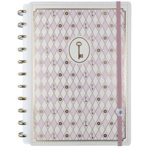 Caderno Inteligente Grande Isa Akkari Rose Key | Caderno Inteligente