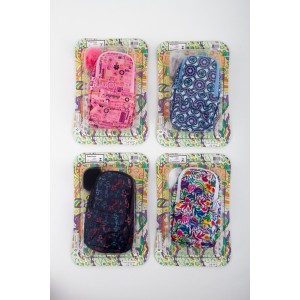 Estojo Mini Mochila c/ Pompom