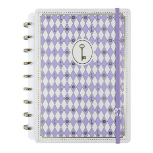 Caderno Inteligente Médio Isa Akkari Purple Key | Caderno Inteligente