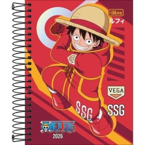 Agenda Espiral Diária M4 One Piece 2026 | Tilibra