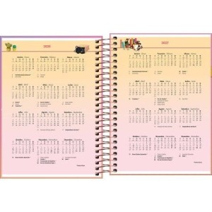 Agenda EspiraL M3 Purrfect Cats 2026 | Tilibra