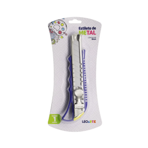 Estilete Largo Metal 18Mm | Leoarte