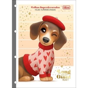 Refil para Caderno Argolado Universitário Brownie 80 Folhas | Tilibra