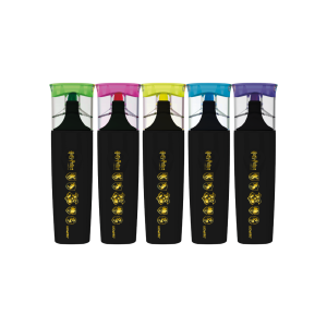 Marca-Texto Harry Potter Estojo C/ 5 Cores | Leoarte