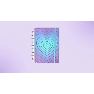 Caderno Inteligente Médio Silver Love | Caderno Iinteligente