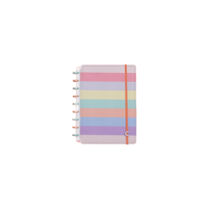 Caderno Inteligente Médio Arco-Íris Pastel| Caderno Iinteligente